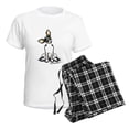 thumbnail image 4 of CafePress - Rat Terrier Sit Pretty Women's Light Pajamas - Women's Short Sleeve Print T-Shirt and Pants Light Cotton Pajama Set, 4 of 7