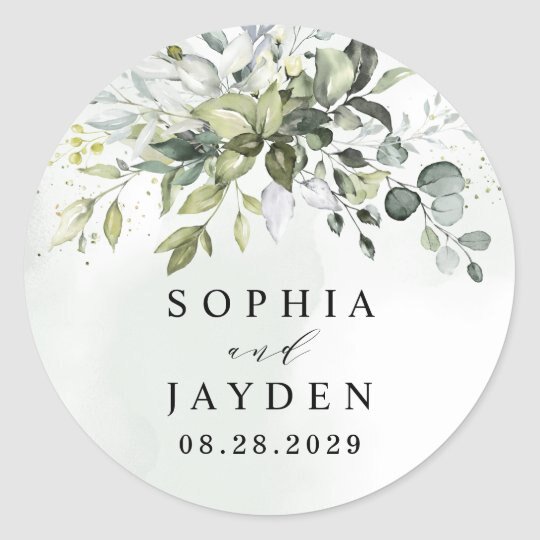 Pegatinas de etiquetas circulares redondas personalizadas, impermeables, 1,5 ~ 3 pulgadas, nombre personalizado, fecha, pegatinas de agradecimiento para favores de fiesta de despedida de soltera Tan Jianjun unisex