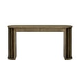 thumbnail image 4 of Harper & Bright Designs Long Console Table with Storage, Minimalist Entryway Table with Drawers and Curved and Straight Line Design, Natural, 4 of 10