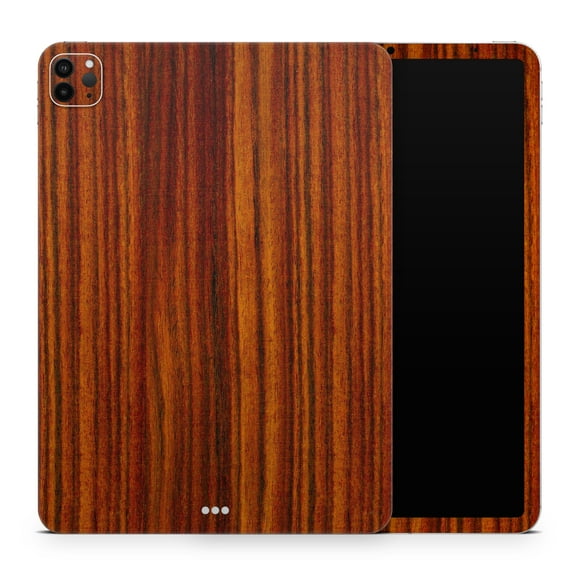 DesignSkinz Bright Red Ebony Woodgrain Full-Body Skin Decal Wrap Cover for iPad (A1219/A1337)