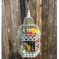 thumbnail image 2 of Cape Cod Chic White Birdcages, Set of 2, White Metal, 2 of 5