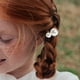 thumbnail image 3 of 3 piezas de banda para el cabello con perlas, coleteros, accesorios elásticos para el cabello para mujeres y niñas, 3 of 6