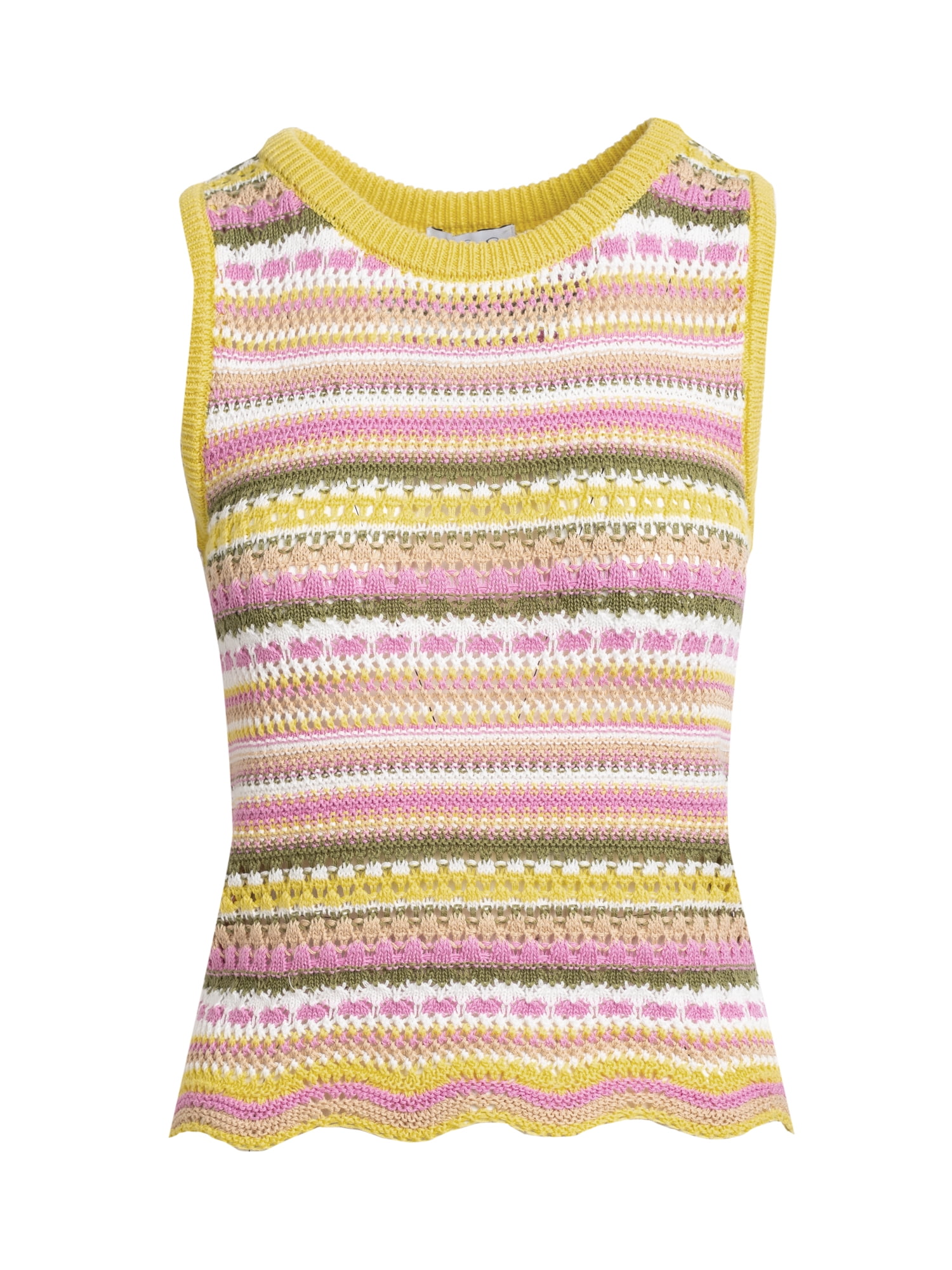 Jessica Simpson Women's and Women's Plus Kiari Cotton Sweater Tank Top, Sizes XS-4X