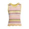 thumbnail image 6 of Jessica Simpson Women's and Women's Plus Kiari Cotton Sweater Tank Top, Sizes XS-4X, 6 of 6