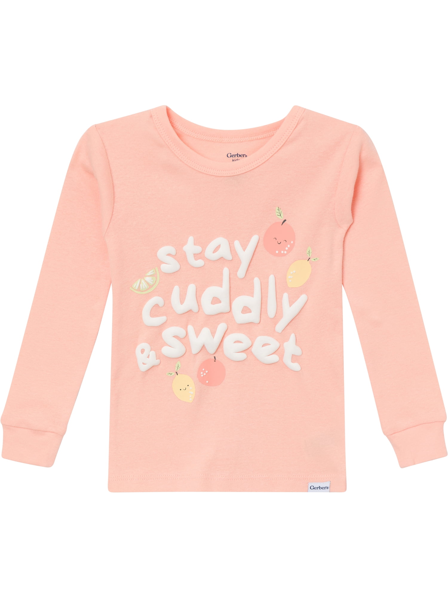 Gerber Toddler Neutral Tight Fitting Pajama Set, 4-Piece, Sizes 12 Months - 5T