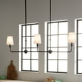thumbnail image 6 of 52519BK Kichler Lighting Pallas - 3 Light Chandelier In Traditional Style-13.5 Inches Tall and 4.5 Inches Wide-Black Finish, 6 of 17