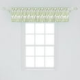 thumbnail image 2 of Ambesonne Asparagus Window Valance, Greenery Veggie Items, 42" x 12", Coconut Green and White, 2 of 3