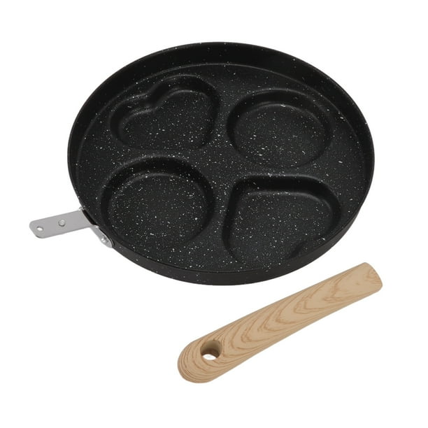 Sartén para huevos multifuncional, 4 tazas, evita que se pegue, sartén para cocinar huevos múltiples para el desayuno