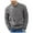 145# Gray, variant on Huresd Men's Fisherman Cable Crewneck Sweater Winter Casual Sweater for Men Knitted Pullover Sweaters with Ribbing Edge Gray 2XL