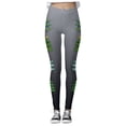 thumbnail image 2 of MKLEKYY Pantalones deportivos para mujer, leggings con estampado navideño para mujer, leggings de ejercicio para fitness, pantalones de yoga 2582, 2 of 4