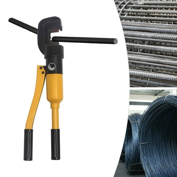 16.54in Metal Hydraulic Rebar Cutter Copper Steel Bar Shear Rebar Cutting tool with Hex Key Twist Valve
