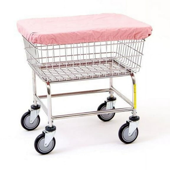 R&B Wire Products 131M 131 Nylon Basket Cover Cap for E, D & G Baskets, Mauve - 50 x 21 x 68 in.