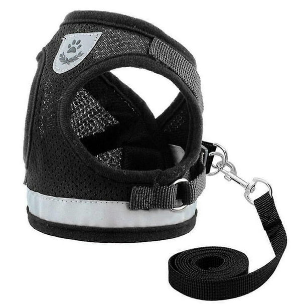 Sunfauo Dog Harness Medium Size Dog Lead Puppy Harness for Small Dogs Dog Harness for Medium Dogs Small Dog Black XL 2Black XLarge