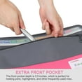 thumbnail image 6 of Spencer 13 Pockets Accordion File Organizer, Office Supplies Documents Organizers with Zipper & Colorful Tabs, A4 Letter Size Waterproof Expanding File Folder, 6 of 11
