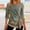 1# Army Green cheap stuff under 5 dollars, variant on Dyegold Womens Tops 3/4 Length Sleeves Boho Western Tops Vintage Floral Side Twist Knot Blouses Dressy Casual Fall Shirt Tee