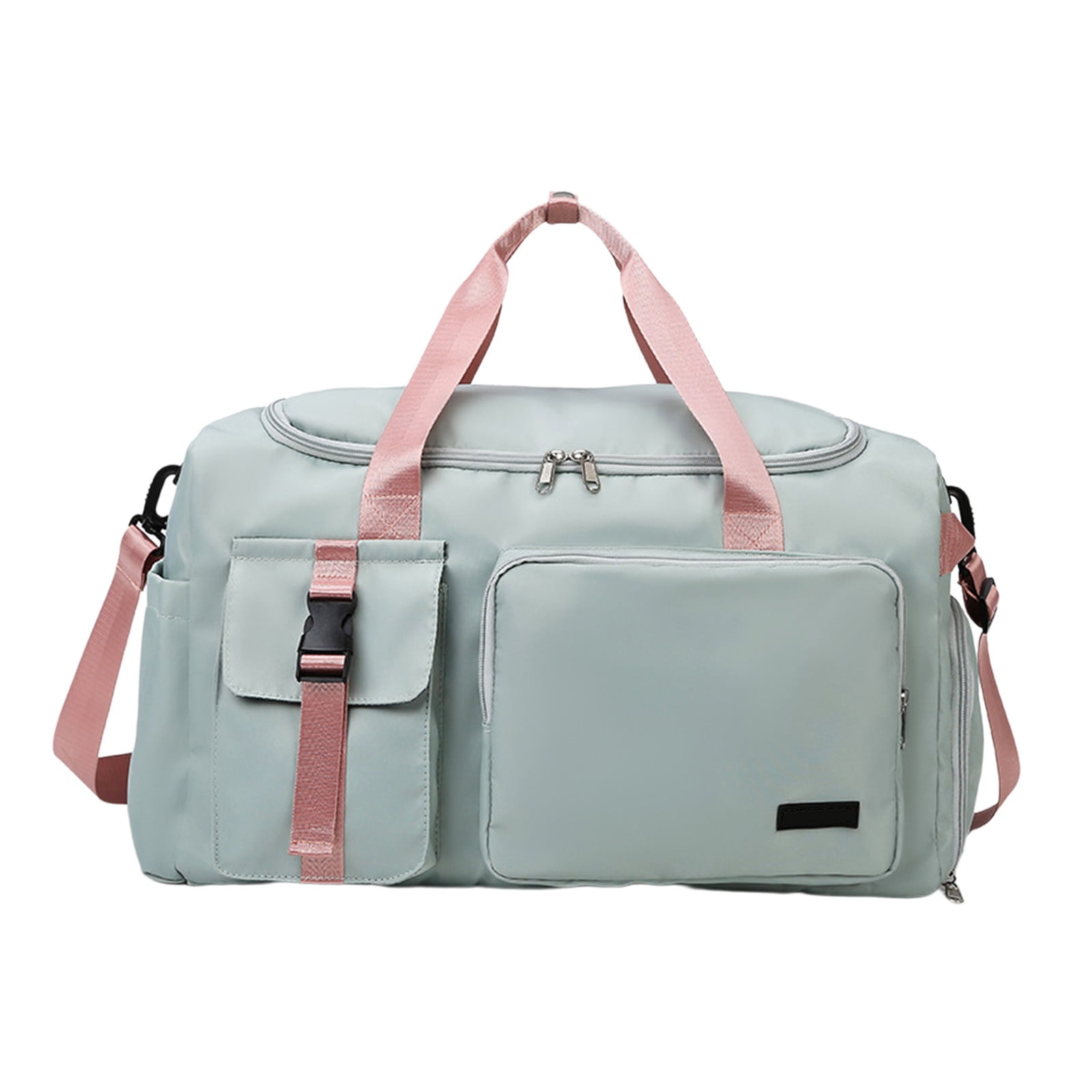 Large Capacity Gym Duffle Bag for Women - Lightweight Sports Travel Duffel for Workout, Training, Weekend Trip & Travel, Green