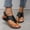 Black, variant on LoyisVidion Breathable Strap Sandals - Summer Ladies Flip-Flops Flat Heel Slippers Sandals Casual Flip Flops Women's Hollow Shoes Strappy Sandals with Cushioned Sole