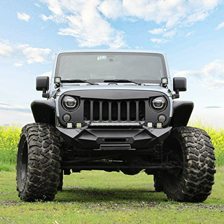 Buy Esright Front Matte Grille Angry Bird Grid Grill for Jeep Wrangler  Rubicon Sahara Sport JK 2007-2017 Black Online at Lowest Price in Ubuy  Thailand. 292582041