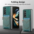 thumbnail image 7 of ELEHOLD Leather Wallet Case for Samsung Galaxy Z Fold 5 Case with Card Holder, Premium Leather Protective Cover Full Body Slim Lightweight Case for Samsung Z Fold5 2023,Green, 7 of 7