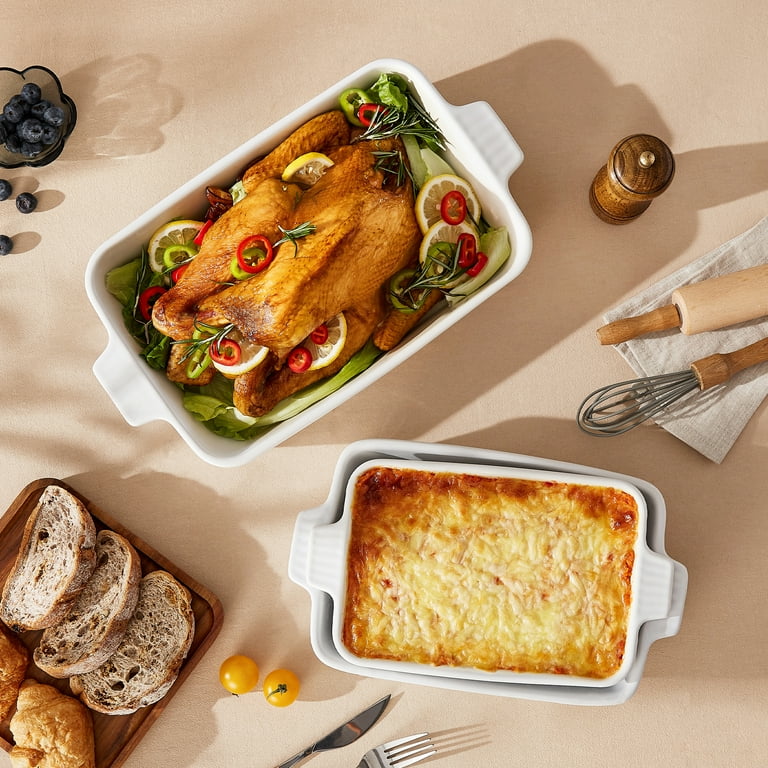 vancasso Baking Dish Set, Ceramic Bakeware Sets of 3, Casserole