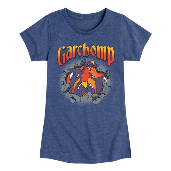 Pokémon - Garchomp Rocks - Youth Girls Short Sleeve T-Shirt