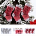 thumbnail image 1 of Set de Regalo de Bolas Navideñas | Bolas Colgantes Rojas para Árbol de Navidad | Material Plástico | 12 X 12 X 3,2 Cm | Paquete de 3, 1 of 6