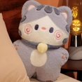 thumbnail image 5 of Niulife Cute Cat Plush, Cuddle Kitty Plushies, Soft Stuffed Animal Toy, Kawaii Cat Plushie for Friends, Classmates, Girlfriends Birthday Valentine's Day,Grey, 5 of 5