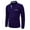 Purple, variant on MLANM Mens Casual Long Sleeve Plaid Collar Polo Shirt Slim Fit Basic Shirts, 2XL Navy