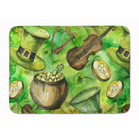 Luck of the Irish Machine Washable Memory Foam Mat