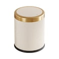 thumbnail image 1 of Guardoinrt Stylish Sensor Beige Sensor With Pukomc 13 Gallon Garbage and atmospheric Say Manual Lid, 1 of 6
