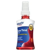 Equate Sore Throat Oral Anesthetic Spray, Cherry Flavor, 6 fl oz