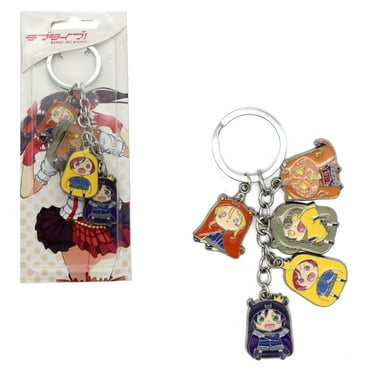 Chibi Characters - Love Live! 1" Keychain 5 pc. Pendant