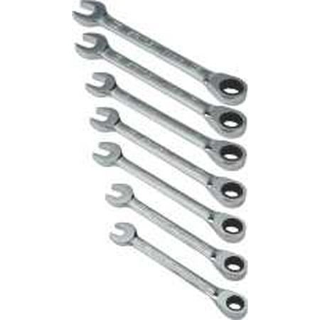 Stanley 7 Pc Ratcheting Wrench Set MM