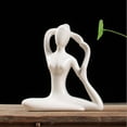 thumbnail image 2 of Figura decorativa de postura de yoga, colección de estatuas, manualidades para escritorio, estante, decoración de mesa El 10x3.5x11cm, 2 of 4