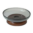 thumbnail image 1 of Frutero de cristal moderno, ligero y lujo, redondo, gran capacidad con base, ideal for sala estar, salón o decoración del hogar, 1 of 6