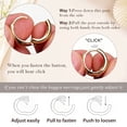 thumbnail image 6 of LUNVKY 3 Pairs 18K Gold Plated Hoop Earrings for Women CZ Small Huggie Cartilage Hypoallergenic Earrings Set for Multiple Piercing Birthday Christmas Jewelry Gifts Teen Adult Stocking Stuffers, 6 of 6