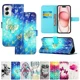 thumbnail image 4 of Funda de cuero con tapa para Samsung Galaxy A32 4G A33 A34 A35 A40 A41 A42 A50 A51 A52 A53 A54 A55 A520 Linda funda con billetera estampada, 4 of 5