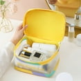 thumbnail image 4 of Ohufall Colorful Large Capacity Outdoor PVC Wash Bag Portable Travel Cosmetic Storage Organizer Toiletry Bag Travel Essentials, 4 of 5