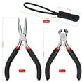 thumbnail image 3 of 194 Pcs Zipper Repair Kit, Replacement Zip Slider Zipper Replacement with 2 Mini Pliers, for Garment, Bag, Jackets,Tents, 3 of 8