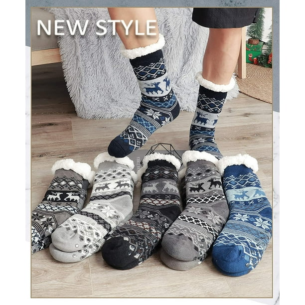 Fuzzy Floor Socks Winter Cozy Warm Gripper Socks For Women Comfortable And  Warm Fuzzy Sleeping Socks