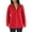 Red/Black, variant on Belldini Womens Plus Faux Leather Midi Walker Coat