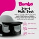 thumbnail image 2 of Asiento para Bebé Bumbo 3 en 1 Multi-Asiento 6-36 Meses Negro/Gris, 2 of 9