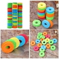 thumbnail image 2 of 100pcs Foam Winding Wire Board Swivel Spools for Fishing Line Accessories, 2 of 9