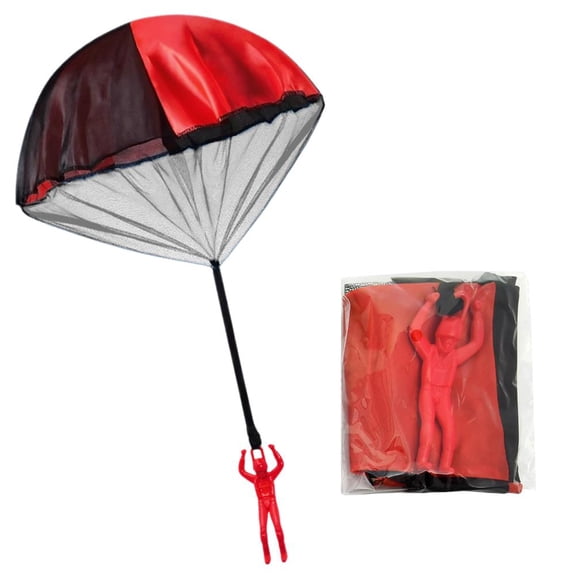 Parachute Toy for Kids, Outdoor Toys Flying Parachute Men,Airborne Paraglider Parent-Child Game,Outdoor Flying Toys for Kids Ages 4-8, Party Favors, Birthday Gifts, Boys & Girls Ages 3