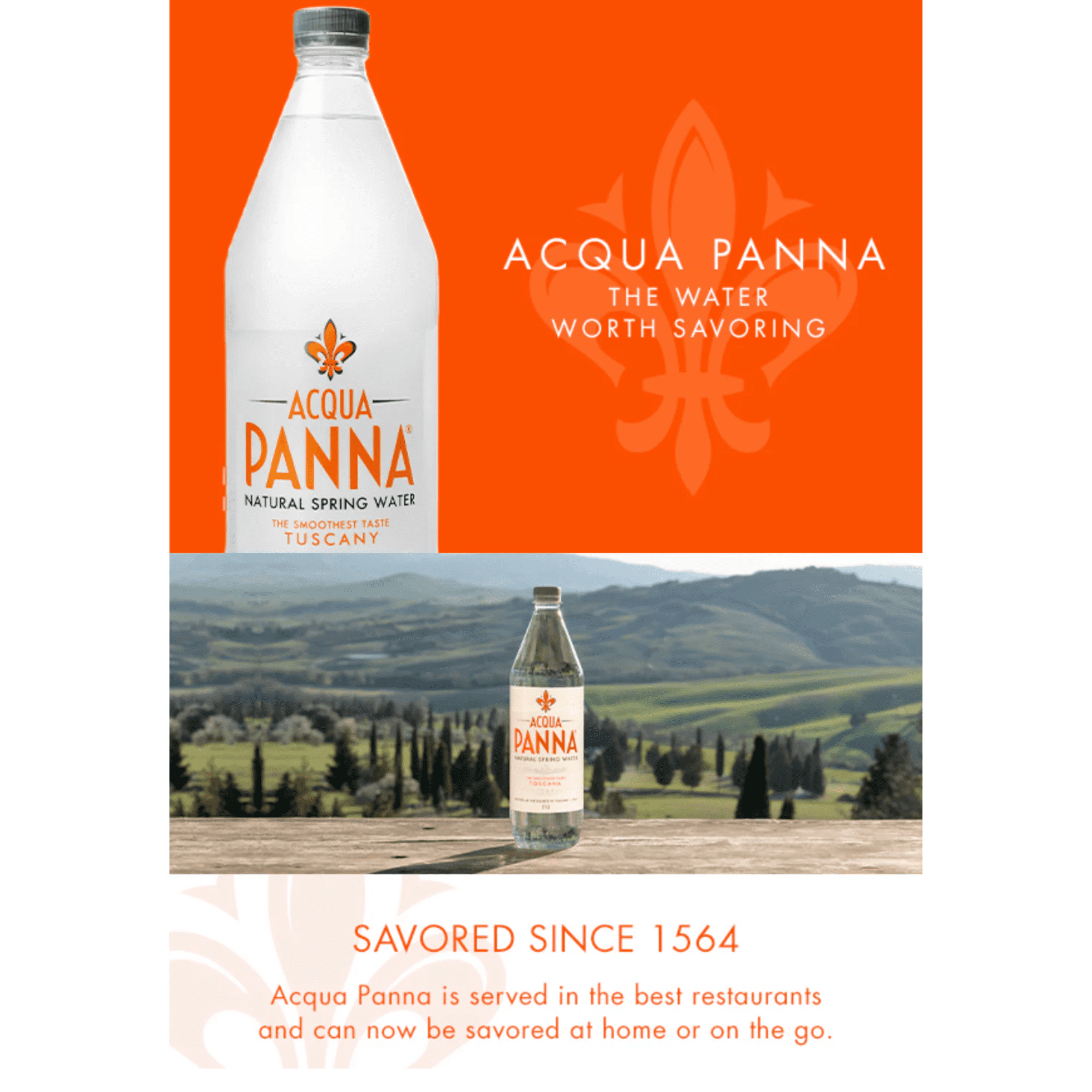 Aqua Panna Natural Spring Water 250 mL 8.8 Fluid Ounce Glass Bottles (12 Pack) – Premium Still Water Imported from Italy – Packaged by Voodoux Sales™