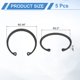 thumbnail image 2 of Paquete de 5 Anillos de Retención Internos Circlip de 2-1/4", 2 of 6