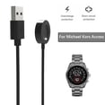 thumbnail image 3 of Kuymtek Cargador USB Smartwatch para Michael Kors Access Gen 4 Gen 5 5E Cable (Negro) Kuymtek Componentes de la computadora, 3 of 9