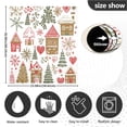 thumbnail image 5 of Yayeee Magnetic Dishwasher Cover for The Front Decoration Home Kitchen Machine Sticker Protector, Brown Nordic Christmas House, 5 of 6