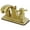 Polished Brass, variant on Kingston Brass Concord Two Handle 4" Centerset Lavatory Faucet with Brass Pop-up