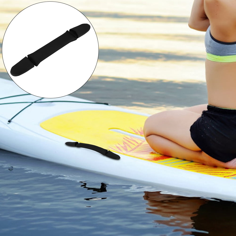 YLSHRF Soft Surfboard Handle,Durable Neoprene & PU Black Soft Surfboard